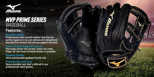 Mizuno MVP Prime Outfield Glove, 12.75", Right Throw — view 4 of 4