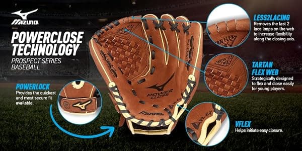 Mizuno Prospect Catcher's Mitt, 32.5", Right Throw — view 2 of 3