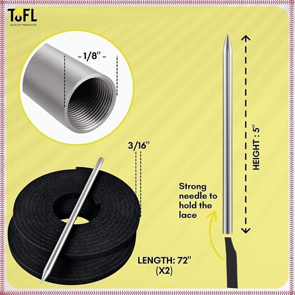 TOFL Glove Lace Repair Kit, Two 72-Inch Laces — view 4 of 4