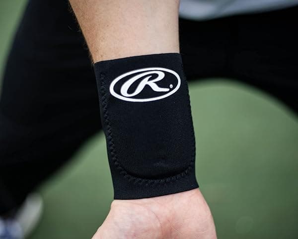 Rawlings Protective Wrist Guard, Youth, Black — view 2 of 4