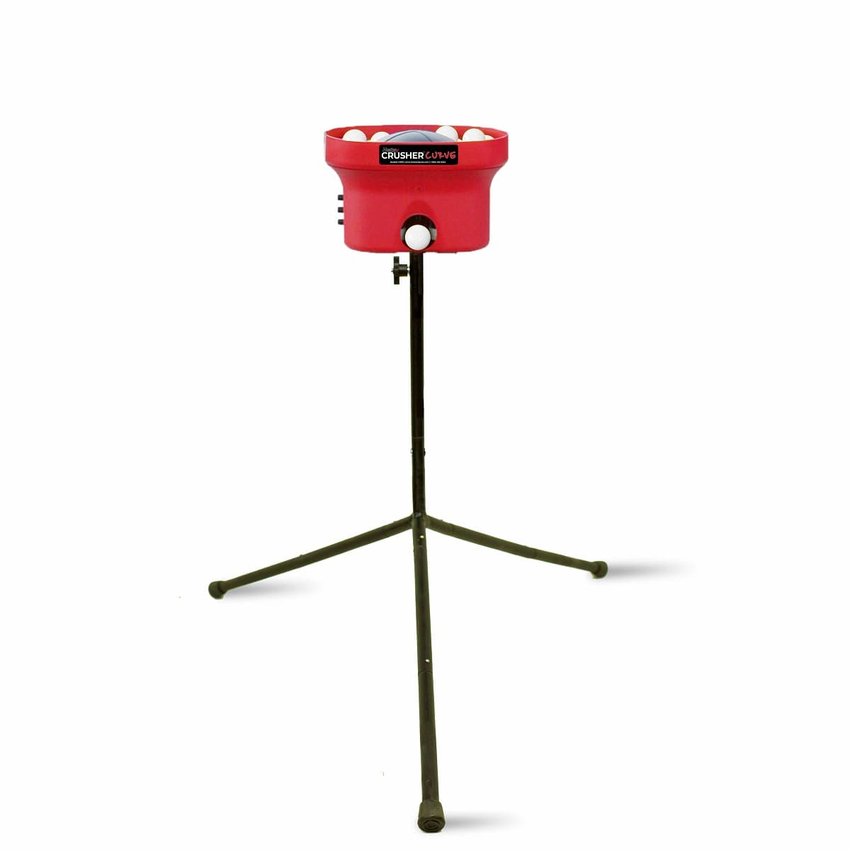 Heater Sports Crusher Fastball & Curveball Mini Ball Pitching Machine