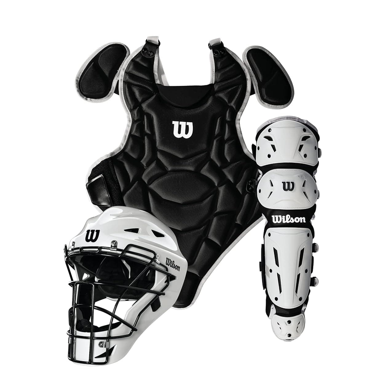 Wilson EZ Gear 2.0 Catcher's Kit, S/M, Black
