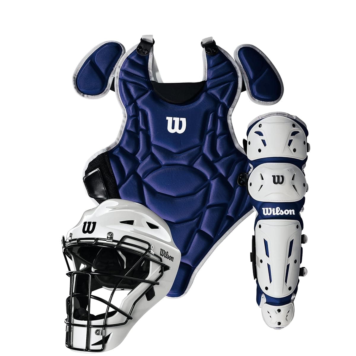 Wilson EZ Gear 2.0 Catcher's Kit, S/M, Royal