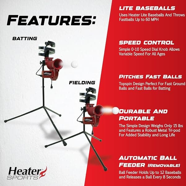 Heater Slider Lite 360 Pitching Machine — view 2 of 4