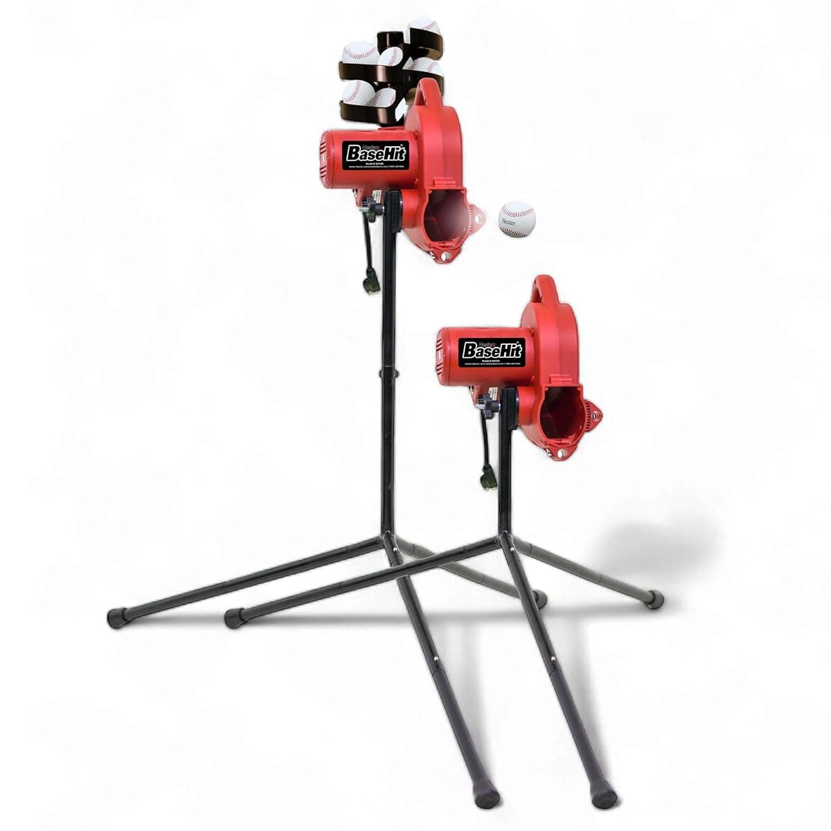 Heater Base Hit Machine, Real Baseballs
