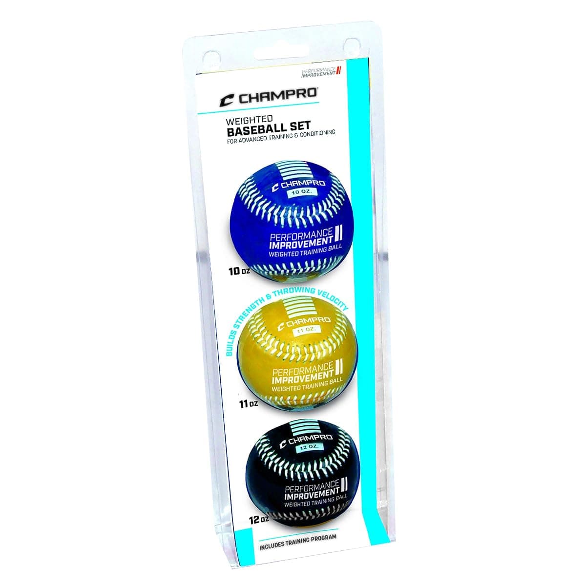 Champro Weighted Training Baseballs, 10-12 oz