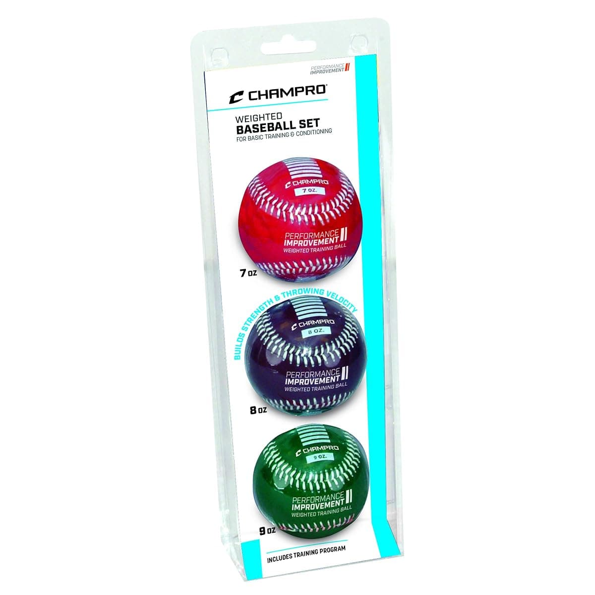 Champro Weighted Training Baseballs, 7-9 oz