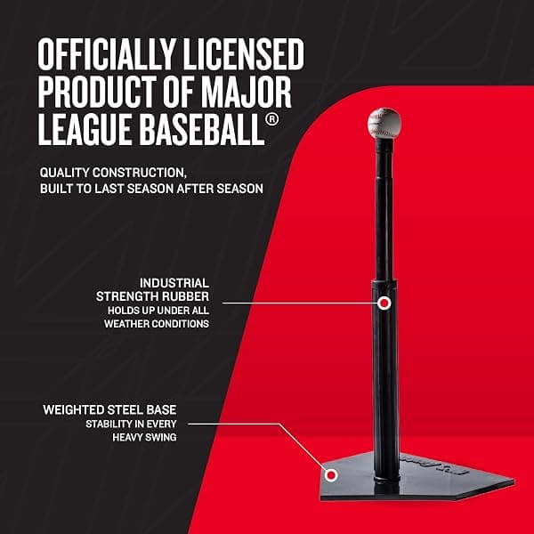 Franklin MLB Heavy Duty Batting Tee, 21-38 in — view 3 of 4