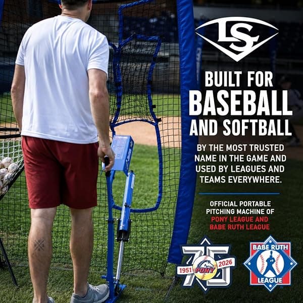 Louisville Slugger Blue Flame Machine, 18-45 mph — view 4 of 4