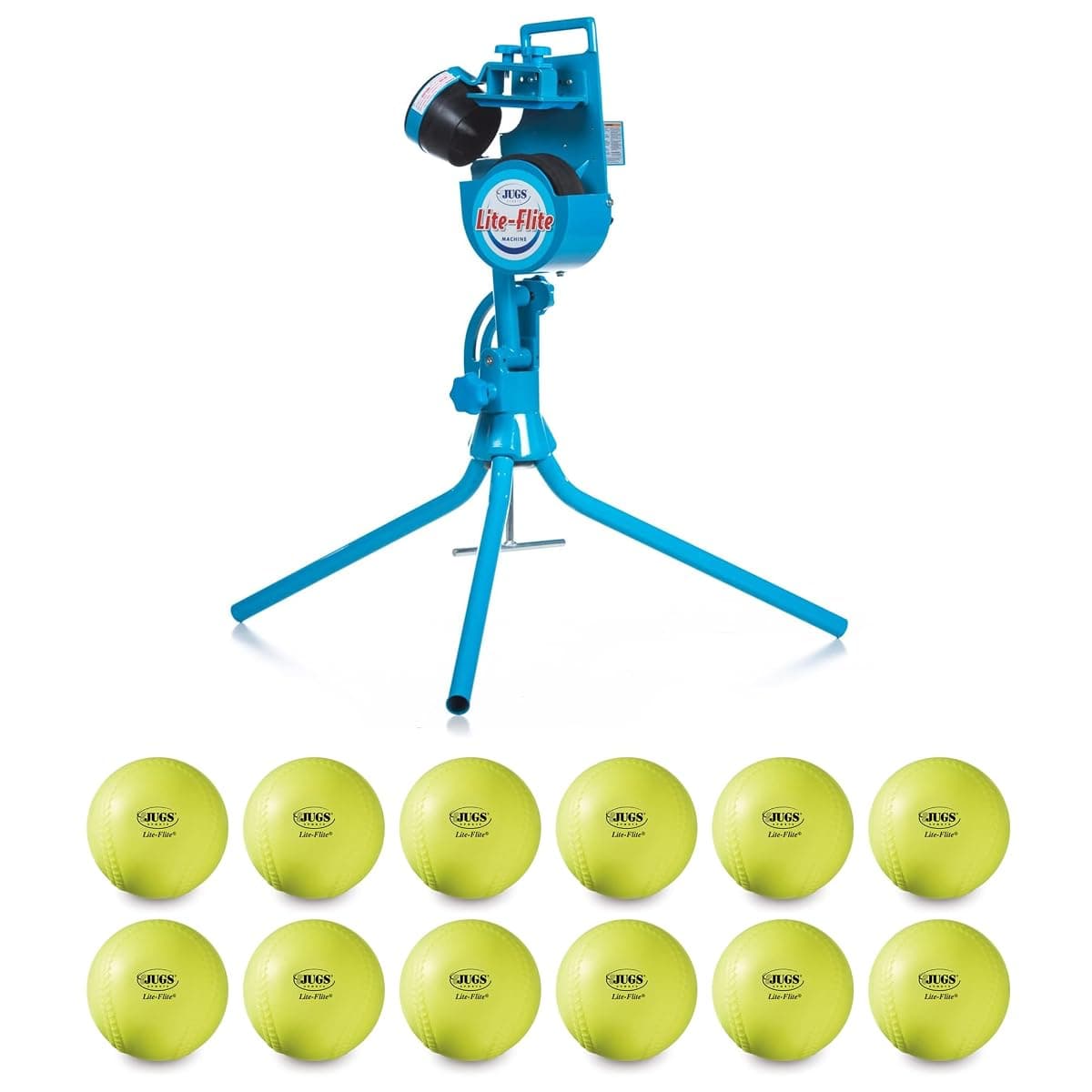 Jugs Lite-Flite Machine with a Dozen Softballs