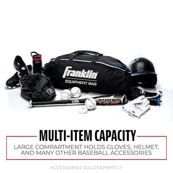 Franklin Sports Junior Equipment Bag, Black — view 2 of 4