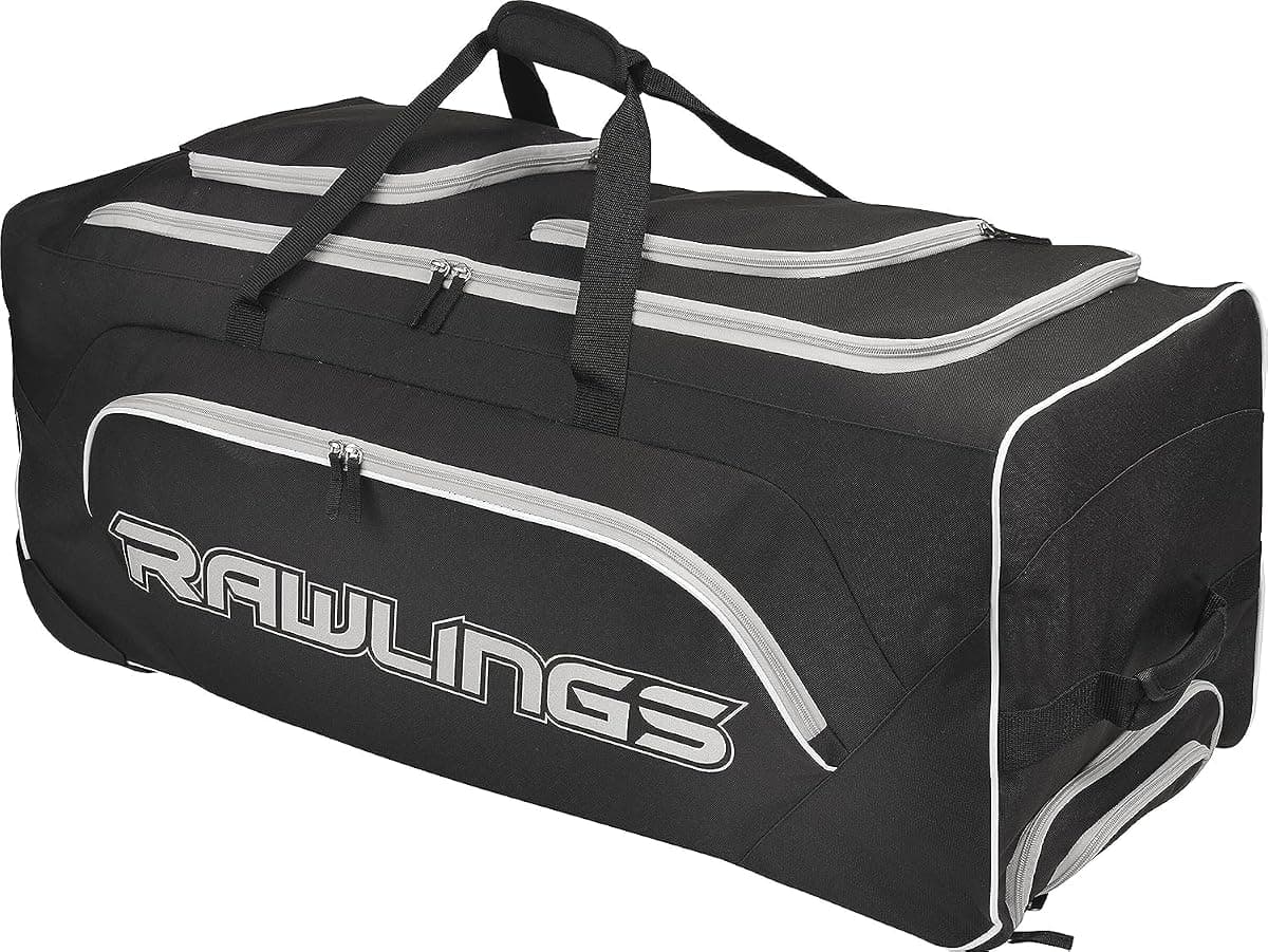 Rawlings YADI Wheeled Catcher's Bag, Black