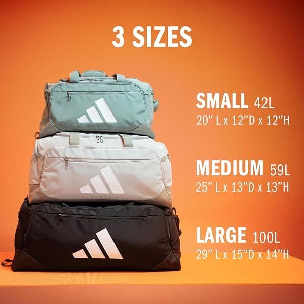 adidas Defender 5 Duffel Bag, Team Power Red — view 4 of 4