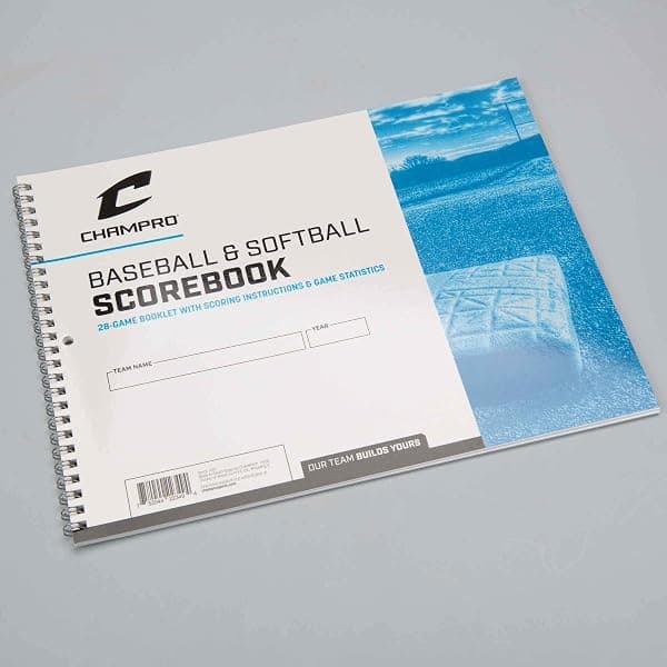 Champro Baseball Score Book, 28 Games, White — view 2 of 4