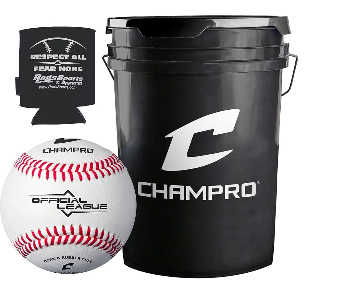Champro CBB-90 Baseballs, 30-Ball Bucket