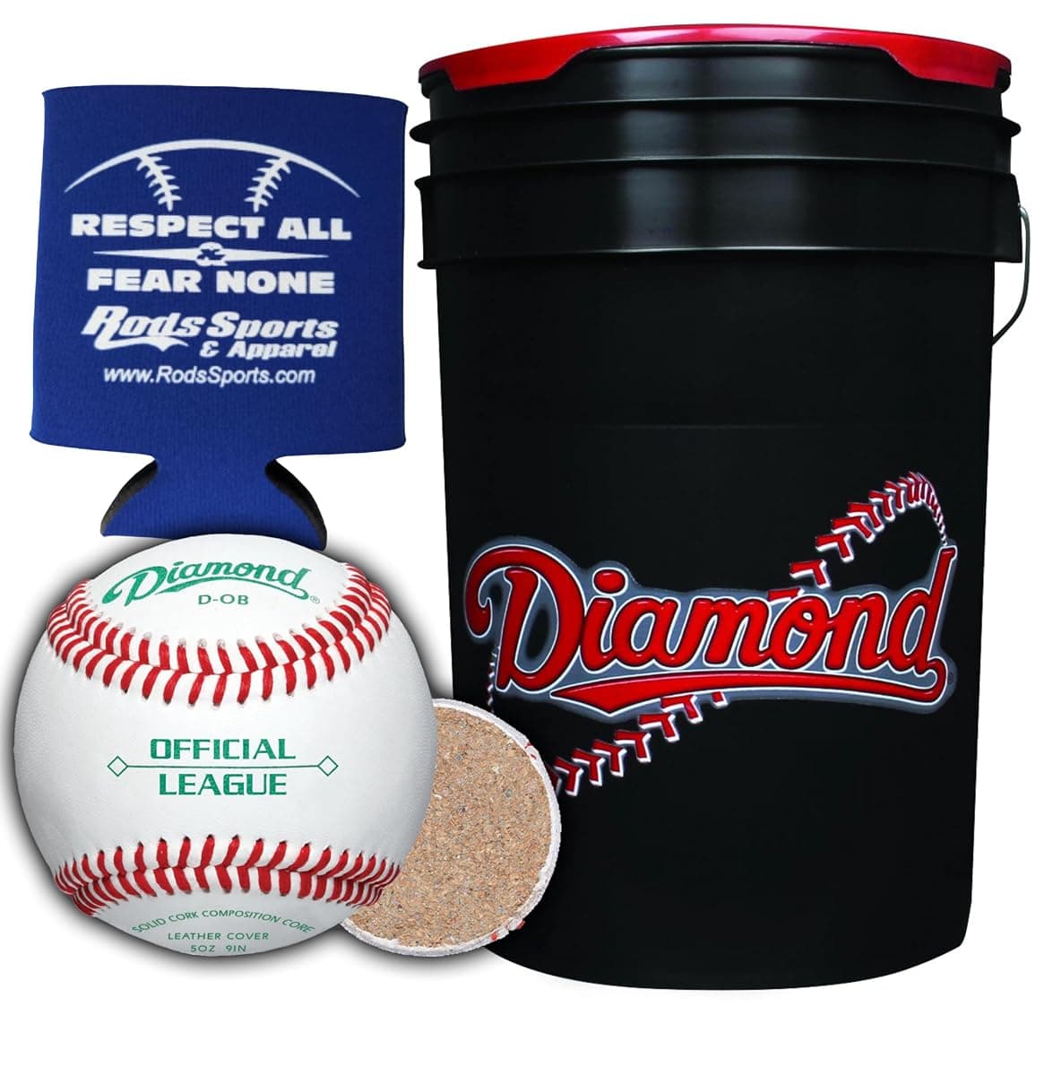Diamond D-OB Baseballs, 30-Ball Bucket