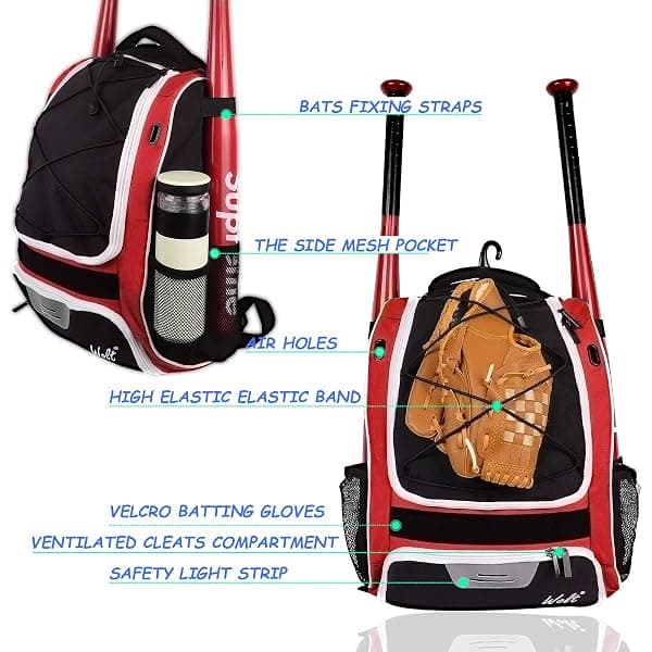 WOLT Youth Baseball Backpack, 29 L — view 4 of 4