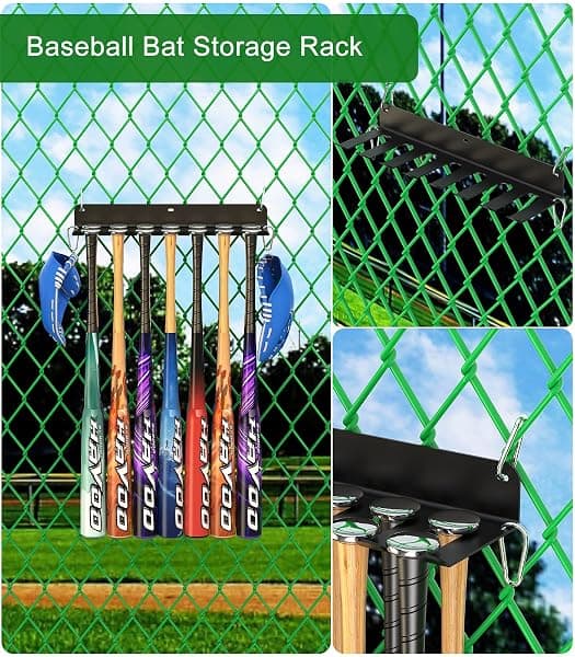 QBA Wall-Mount Bat Rack, Holds 14 Bats — view 4 of 4