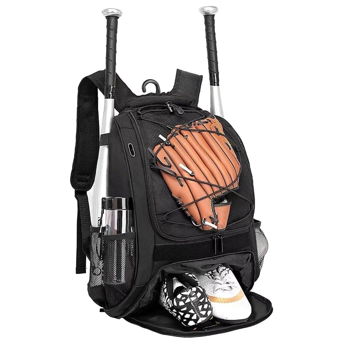 Dafisky Baseball Backpack, Shoe Compartment