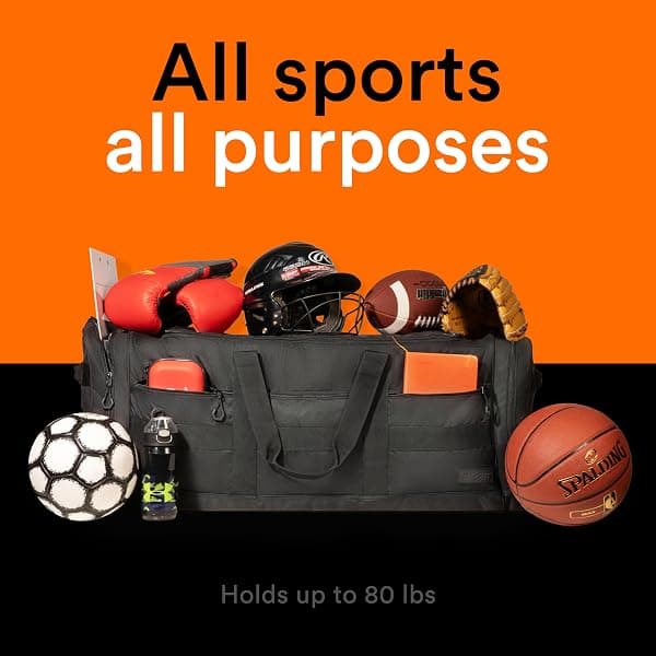 Fitdom Heavy-Duty Sports Duffle Bag, 140 L — view 3 of 4