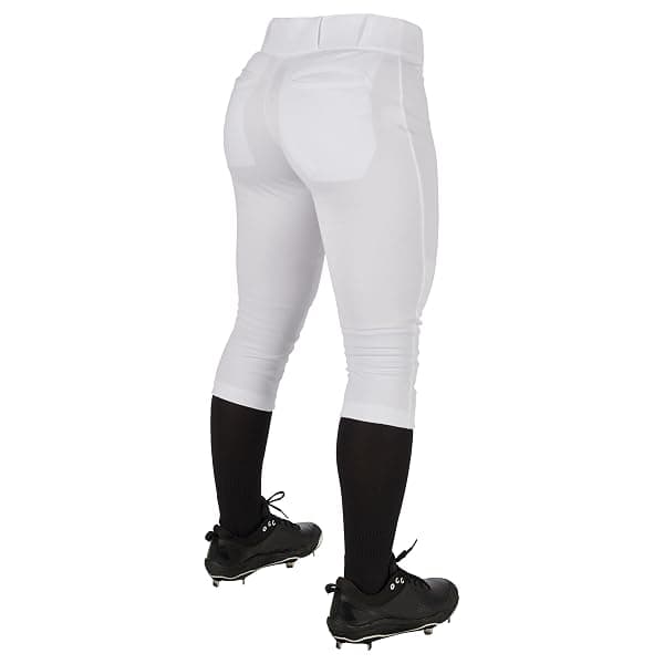 Champro Women's Low-Rise Softball Pant, Medium White — view 2 of 4