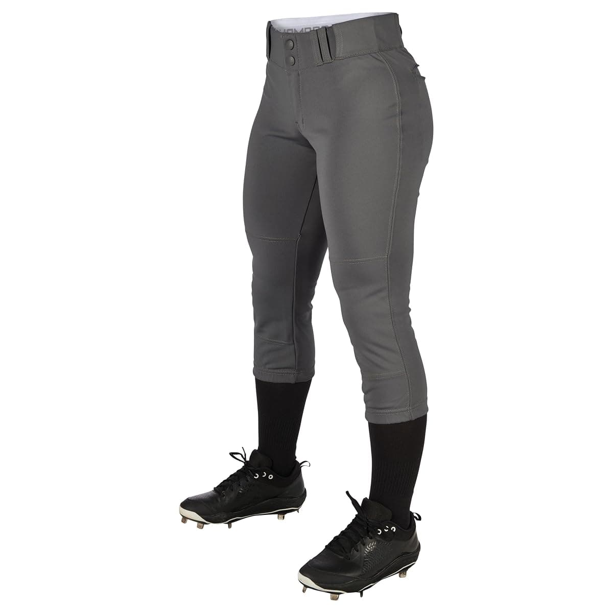Champro Women's Low-Rise Softball Pant, Small Graphite