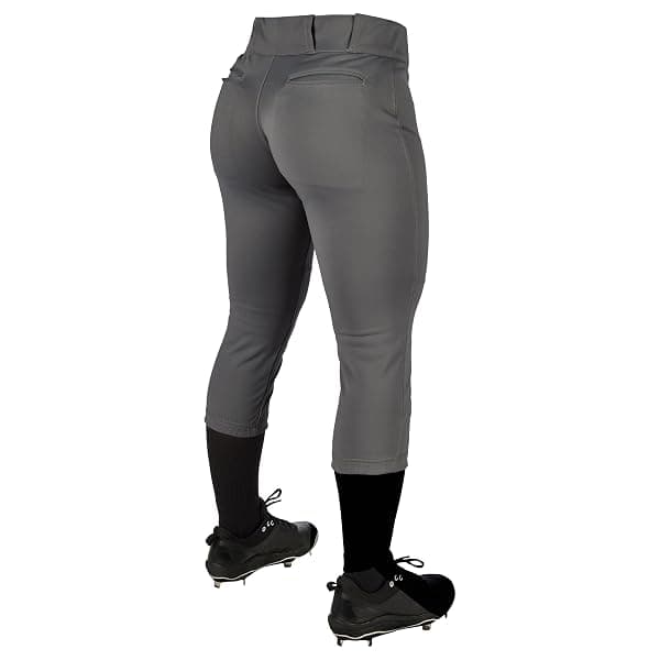 Champro Women's Low-Rise Softball Pant, Small Graphite — view 2 of 4