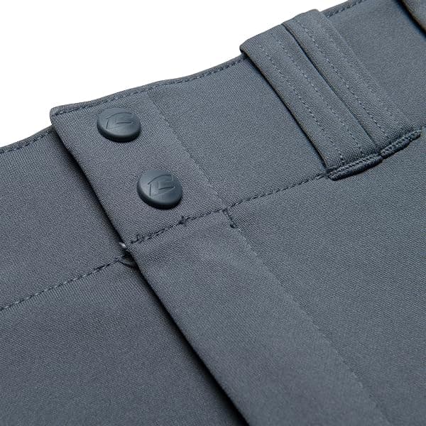 Champro Women's Low-Rise Softball Pant, Small Graphite — view 3 of 4