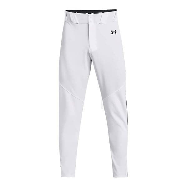 Under Armour Utility Piped Baseball Pant, White M — view 4 of 4