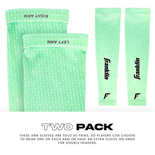 Franklin Sports Compression Arm Sleeves, Adult S/M — view 2 of 4