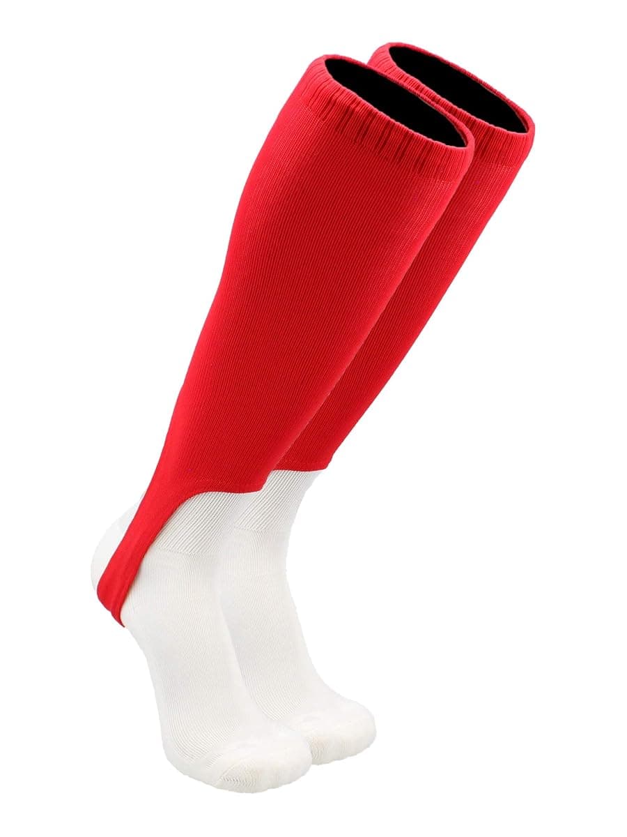 TCK Solid 7-Inch Baseball Stirrups, Large Scarlet
