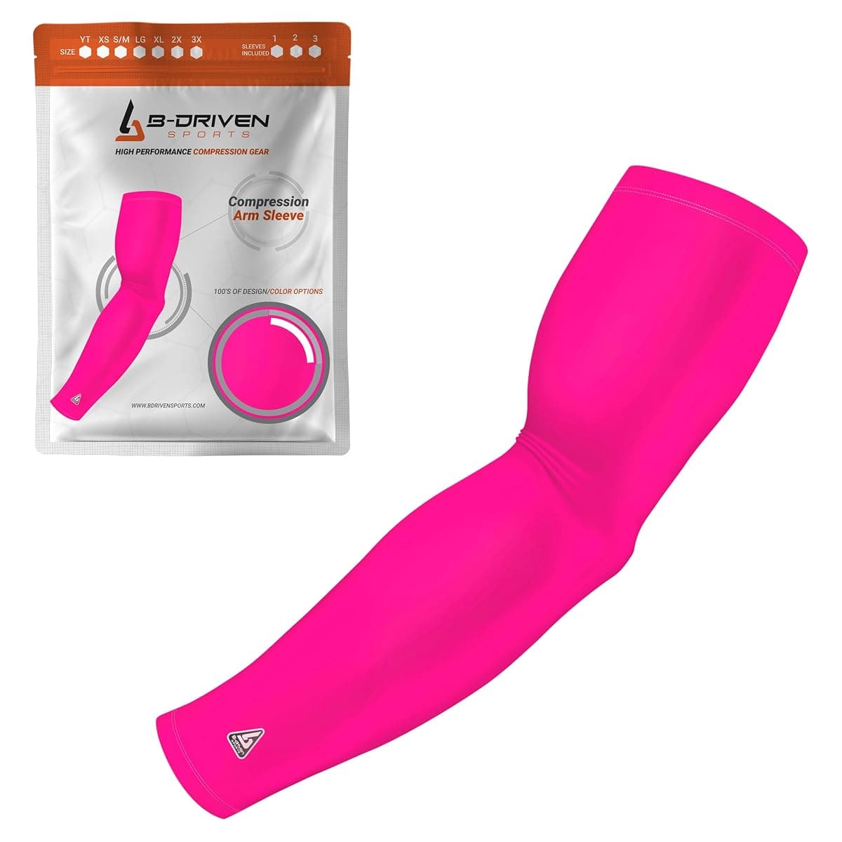 B-Driven Sports Pro-Fit Arm Sleeve, Youth XXXS