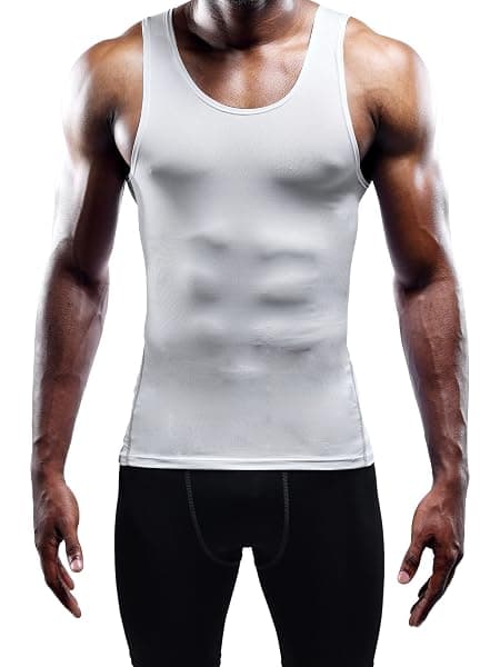 Neleus Compression Tank Top, 3-Pack, Men's Large — view 2 of 4