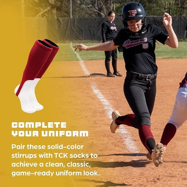 MadSportsStuff Striped Baseball Stirrups, Medium — view 4 of 4