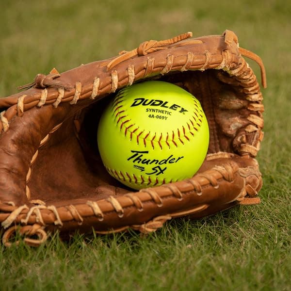 Dudley Thunder Hycon Slowpitch Softballs, 12-Pack — view 2 of 3