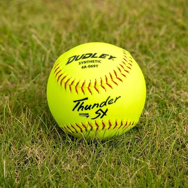 Dudley Thunder Hycon Slowpitch Softballs, 12-Pack — view 3 of 3