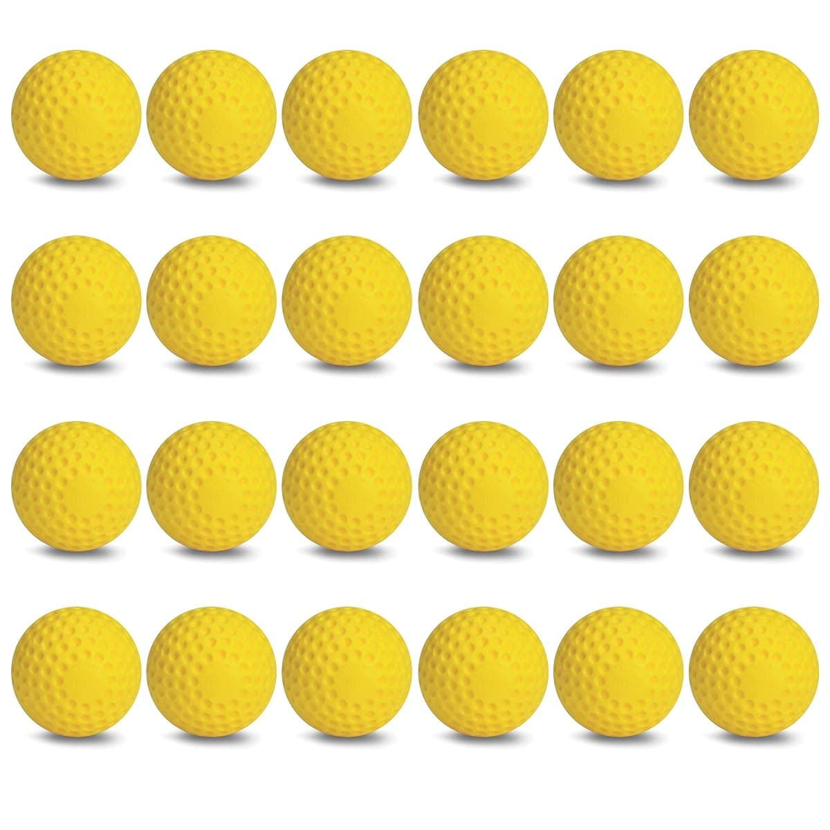 Jugs Sting-Free Dimpled Baseballs, 9-Inch, 2 Dozen