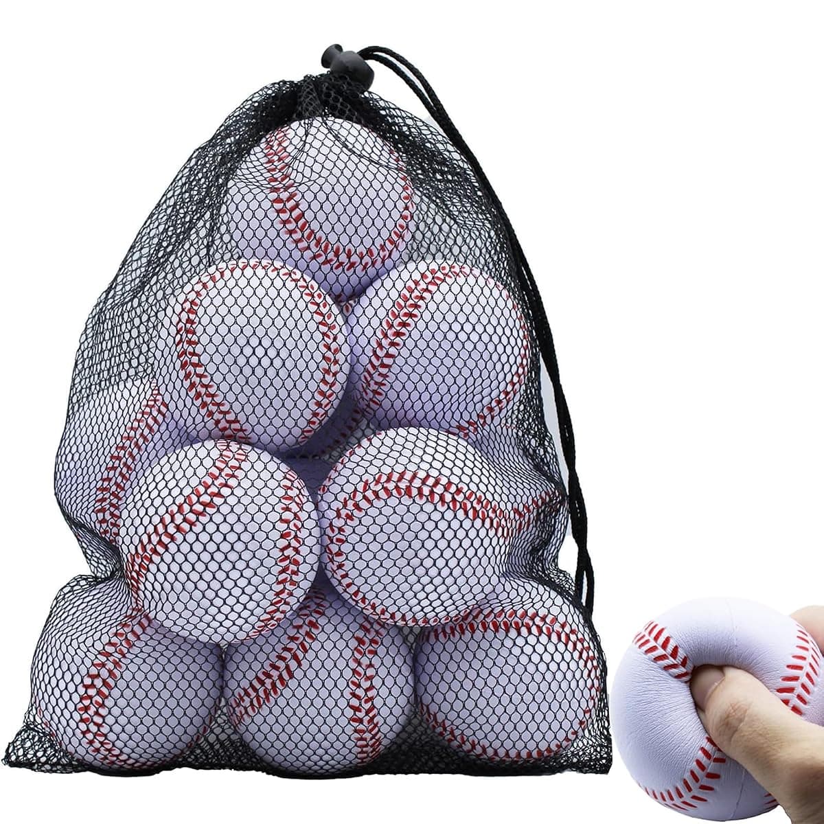 Magicorange Foam Practice Baseballs, 12-Pack