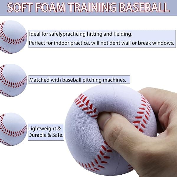 Magicorange Foam Practice Baseballs, 12-Pack — view 3 of 4