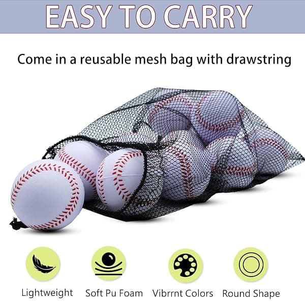 Magicorange Foam Practice Baseballs, 12-Pack — view 4 of 4