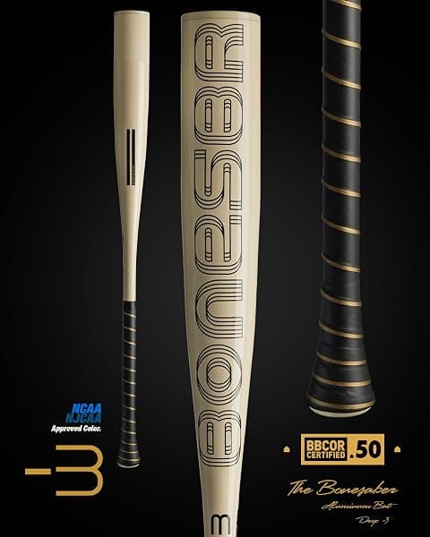 Warstic 2024 Bonesaber BBCOR Bat, 33 in, -3 Drop — view 2 of 4