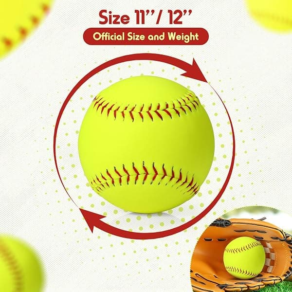 Sonwyoung 12-Inch Practice Softballs, 20-Pack — view 2 of 4