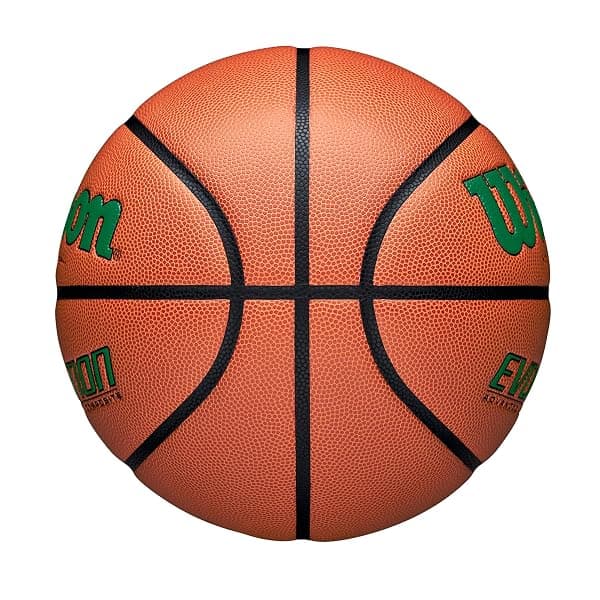 Wilson Evolution Indoor Basketball, Green, Size 7 — view 3 of 4
