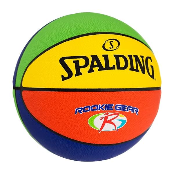 Spalding Rookie Gear Basketball, Size 5, Multi Color — view 2 of 4