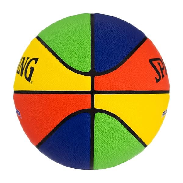Spalding Rookie Gear Basketball, Size 5, Multi Color — view 3 of 4