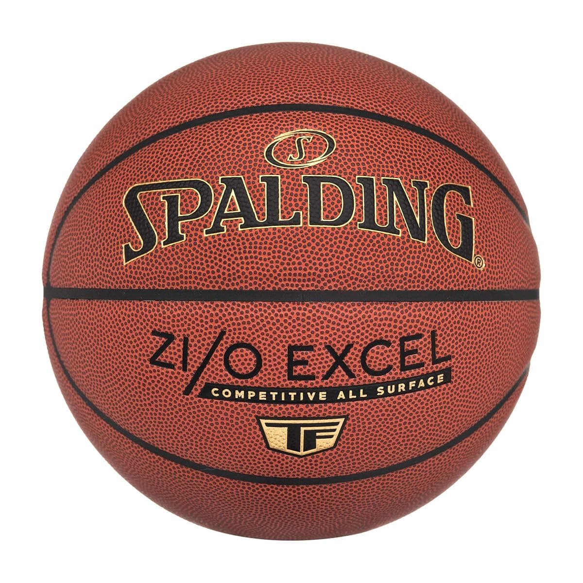 Spalding Zi/O Excel Basketball, Size 7, 29.5 in