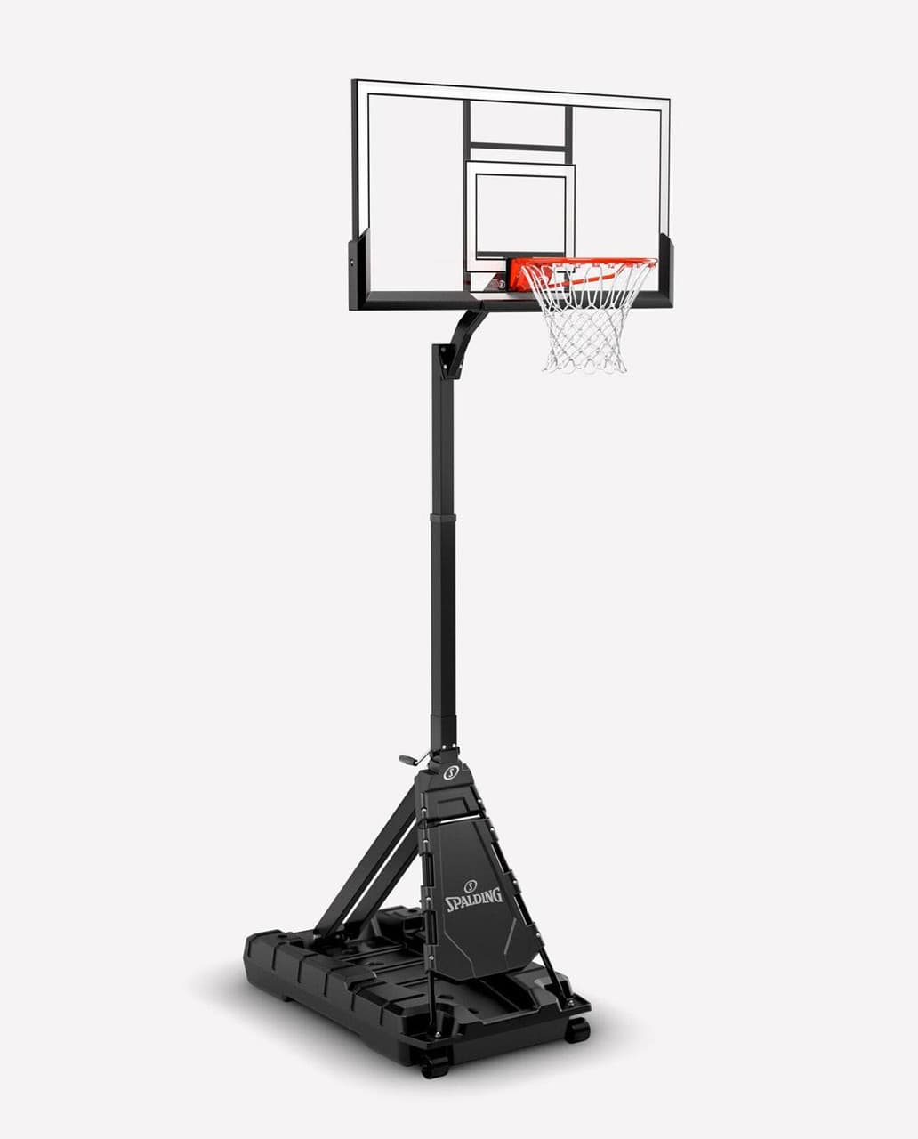 Spalding Momentous EZ Assembly 54" Acrylic H-Frame Portable Basketball Hoop