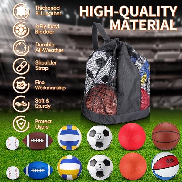 Deekin 12-Piece Assorted Sports Ball Set — view 3 of 4