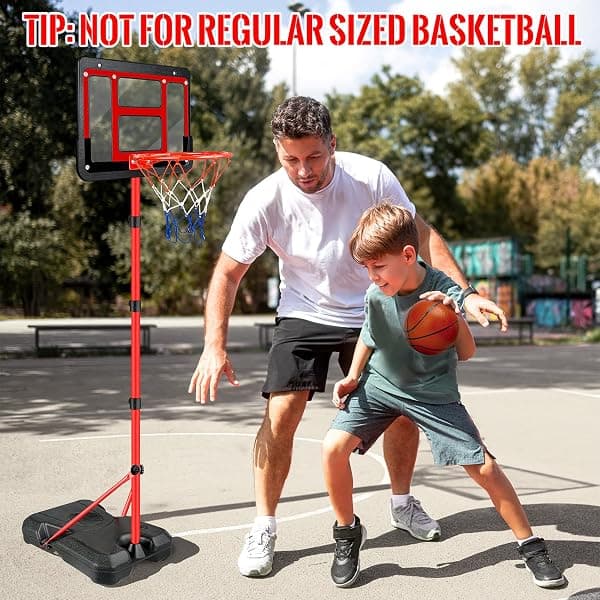 Gmaophy Kids Basketball Hoop, 3.5 to 6.2 ft — view 3 of 4