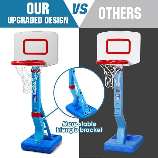 Super Joy Toddler Basketball Hoop, 2.3 to 4.5 ft — view 3 of 4